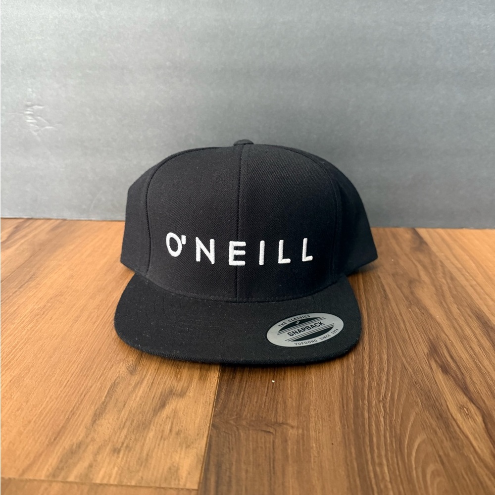 O'Neill Classic Black SnapBack Hat NWOT